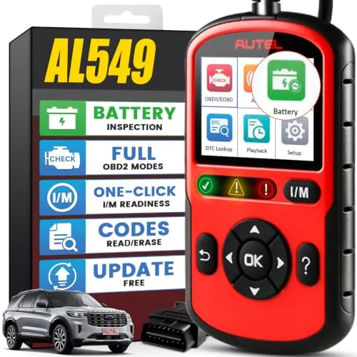 Autel AL549 OBD2 Scanner with Battery Tester