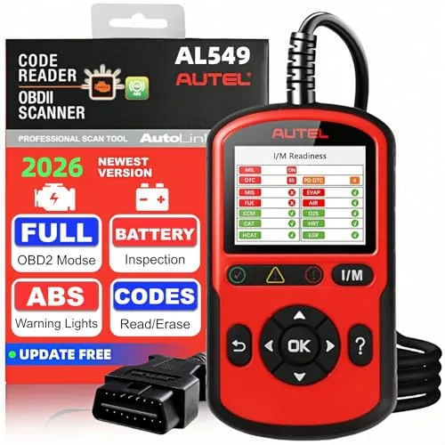 Autel AL549 OBD2 Scanner with ABS and Battery Test