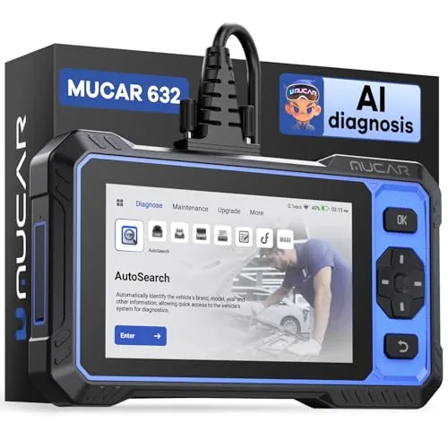 MUCAR 632 Elite Bidirectional OBD2 Scanner with AI
