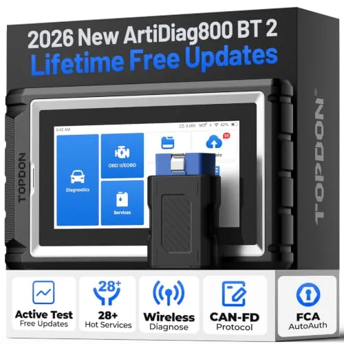 TOPDON AD800BT 2 Bidirectional OBD2 Scanner Lifetime Updates