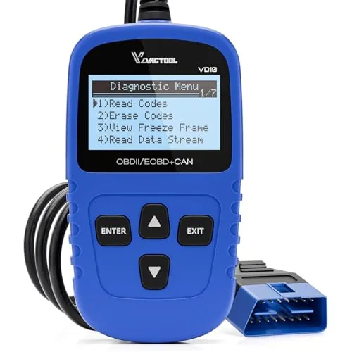 VDIAGTOOL VD10 OBD2 Scanner with Live Data and I/M Readiness