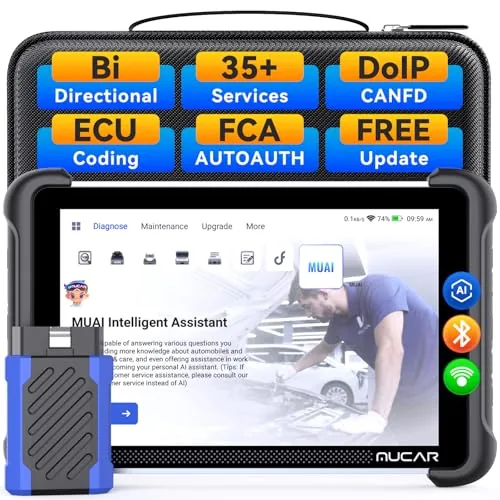 MUCAR 892BT Bidirectional OBD2 Scanner with AI Assist