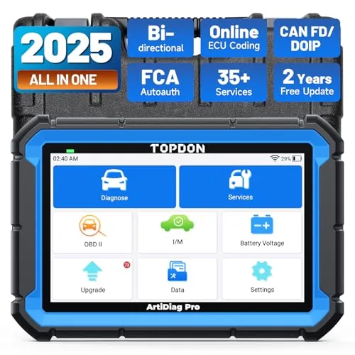 TOPDON ArtiDiag Pro Bidirectional Scan Tool with ECU Coding