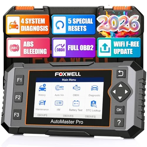FOXWELL NT614 Elite 4-System OBD2 Scanner with 5 Resets