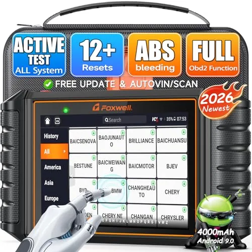FOXWELL NT726 Bidirectional OBD2 Scanner with 12 Resets