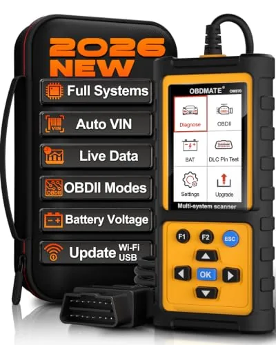 OBDMATE OM970 Full-System OBD2 Scanner with ABS SRS