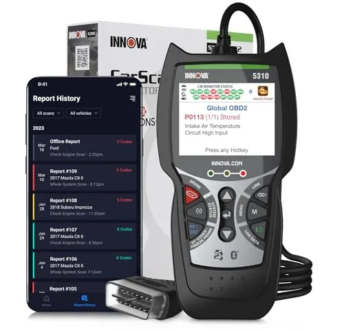 Innova 5310 OBD2 Scanner with ABS, SRS & Battery Test