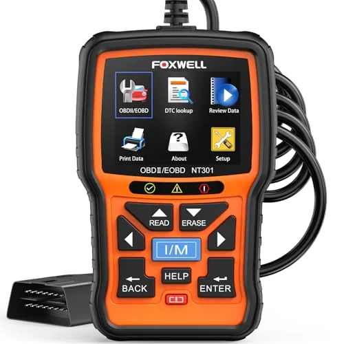 Foxwell NT301 OBD2 Scanner with Live Data Graphing