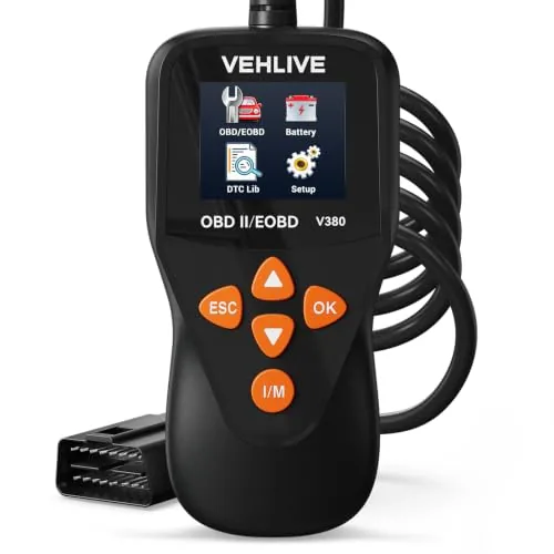 VEHLIVE V380 OBD2 Scanner with Color Display