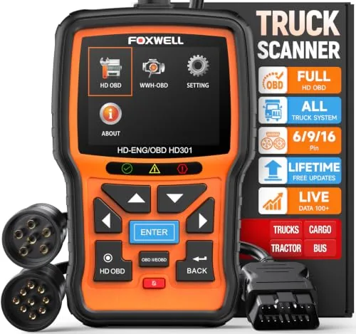 FOXWELL HD301 Heavy Duty Truck and Car Diesel Scanner
