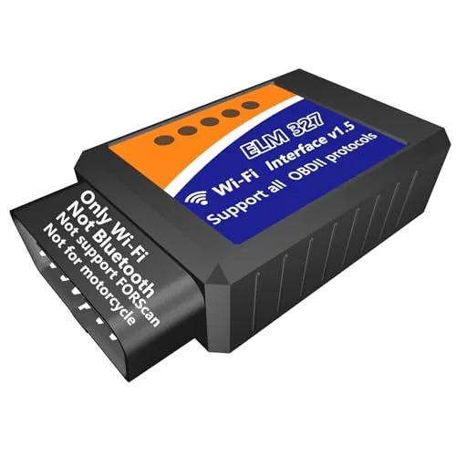 MOCATEC WiFi ELM327 OBD2 Adapter for 12V Vehicles