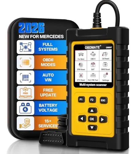 OBDMATE OM807 Mercedes-Benz Full System Diagnostic Scanner