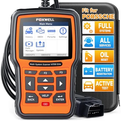 FOXWELL NT510 Elite Porsche-Specific OBD2 Bi-Dir Scanner