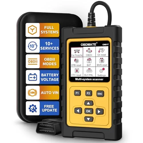 OBDMATE OM817 Porsche-Specific OBD2 Full System Scanner