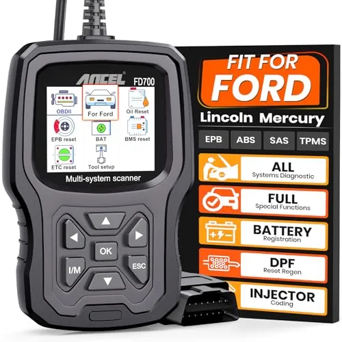 ANCEL FD700 Ford-Specific Full System OBD2 Scanner