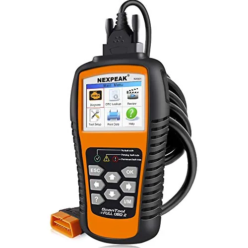 NEXPEAK NX501 OBD2 Scanner with Battery Monitor