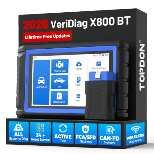 TOPDON VeriDiag X800BT Bidirectional OBD2 Scanner