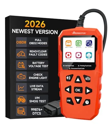 AERMOTOR V880 OBD2 Scanner with 99,876 DTC Library