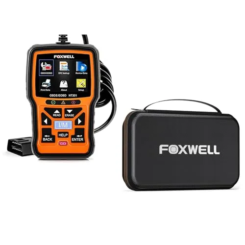 Foxwell NT301 OBD2 Scanner with Carrying Case