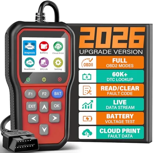 BluSon YM319 OBD2 Scanner with Battery Tester