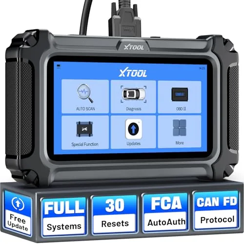 XTOOL D6S OBD2 Scanner with 30 Service Resets