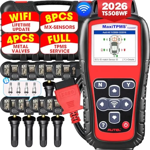 Autel TS508WF TPMS Tool with Wi-Fi Updates and Sensors