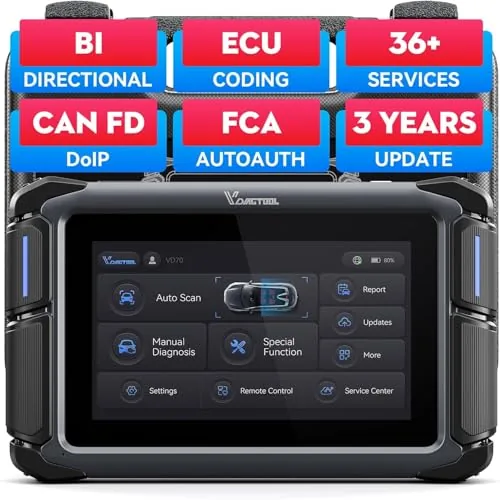 VDIAGTOOL VD70 Bidirectional OBD2 Scanner with Coding