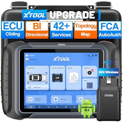 XTOOL D8W Wireless Bidirectional OBD2 Scanner with Topology